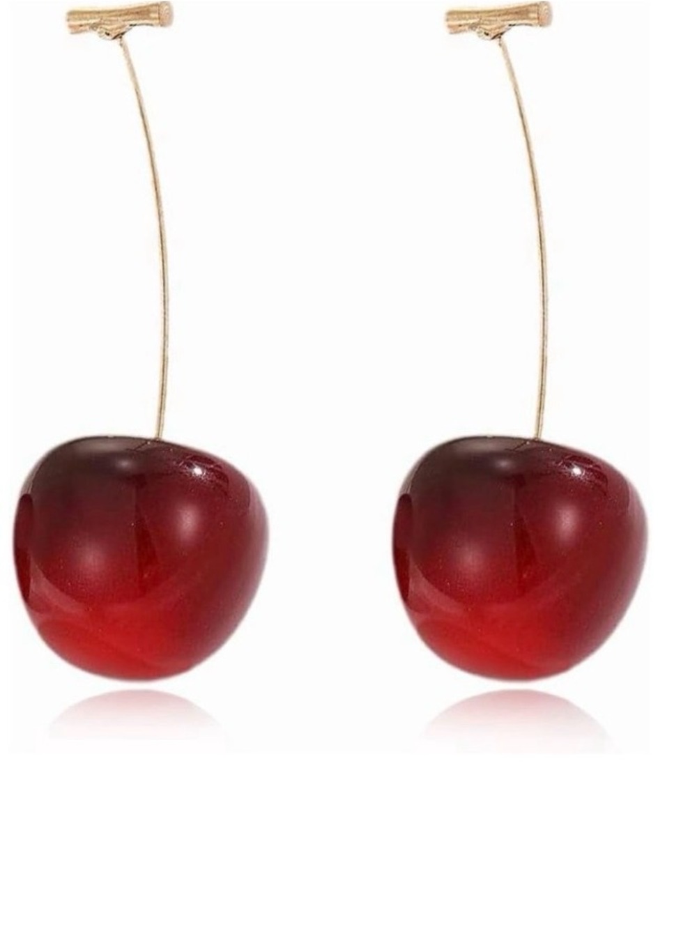 Red Ball cherry 🍒 Drop Earrings - Women Jewelry